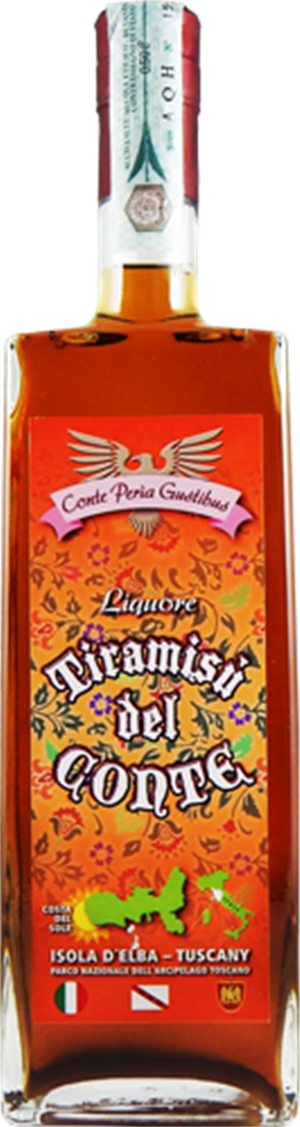 Liquore al Tiramisù dell’Isola d’Elba – Tiramisù del Conte | Bottiglia 50 cl